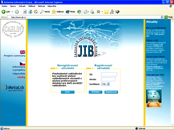 Obrzek: vodn obrazovka JIB