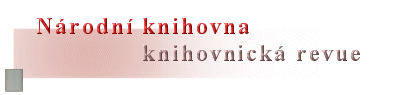 Obrzek - Logo Nrodn knihovna Knihovnick revue