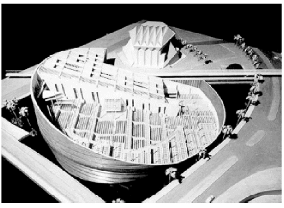Obrzek - Alexandrijsk knihovna (model)